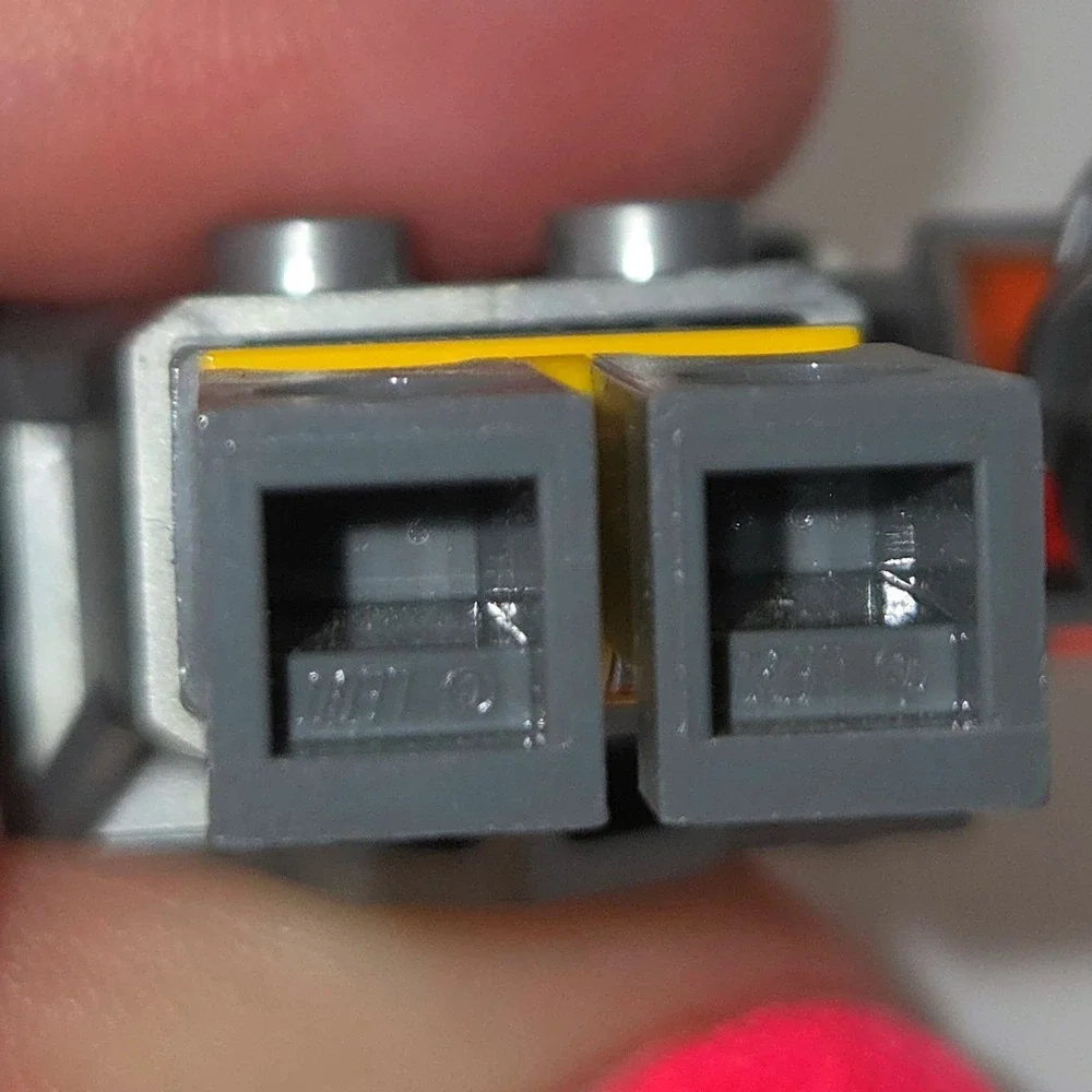 LEGO Nexo Knights Axl Minifigure Small Silver Orange Excellent